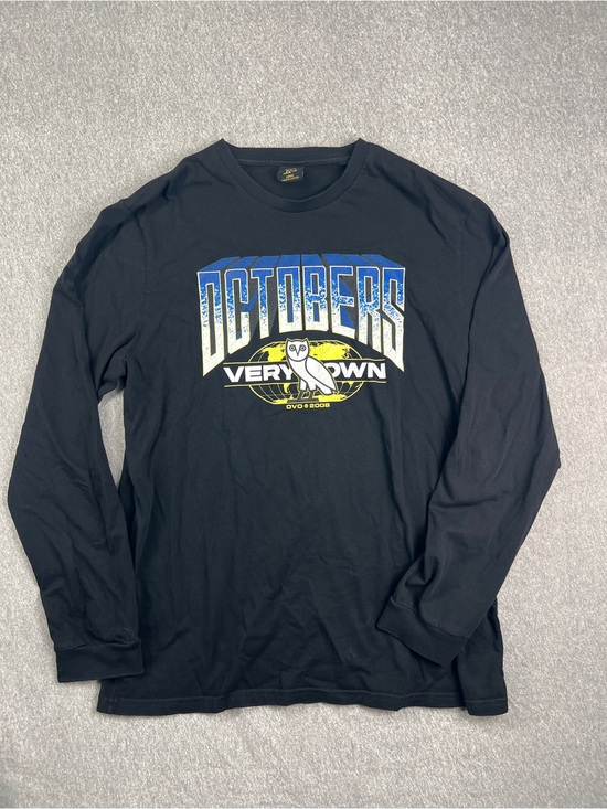 OVO Other - October's Very Own (OVO) Black Long-Sleeve Graphic Shirt size Large